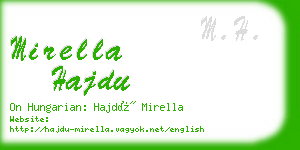 mirella hajdu business card